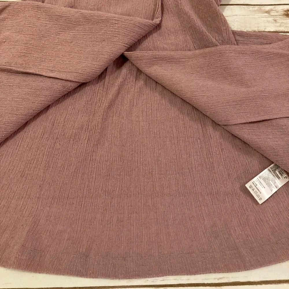 Free People Purple Ash Clementine Mini Dress Endless Summer Textured Wrap XS
